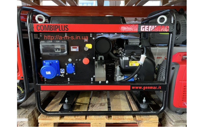 Бензиновый генератор Genmac combiplus RG10000HEO б\у